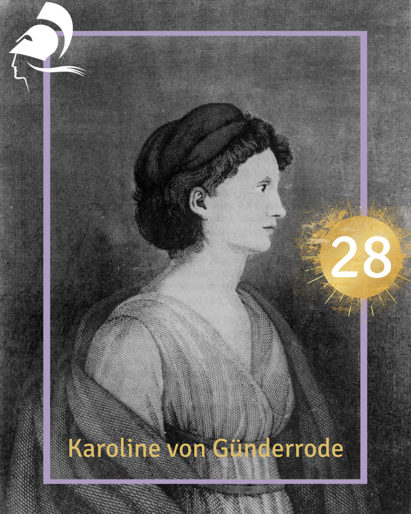 Karoline Von Günderode Die Eine Klage historyofwomenphilosophers.org